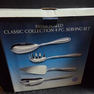 GODINGER Silver Plated 4 PC  serving set